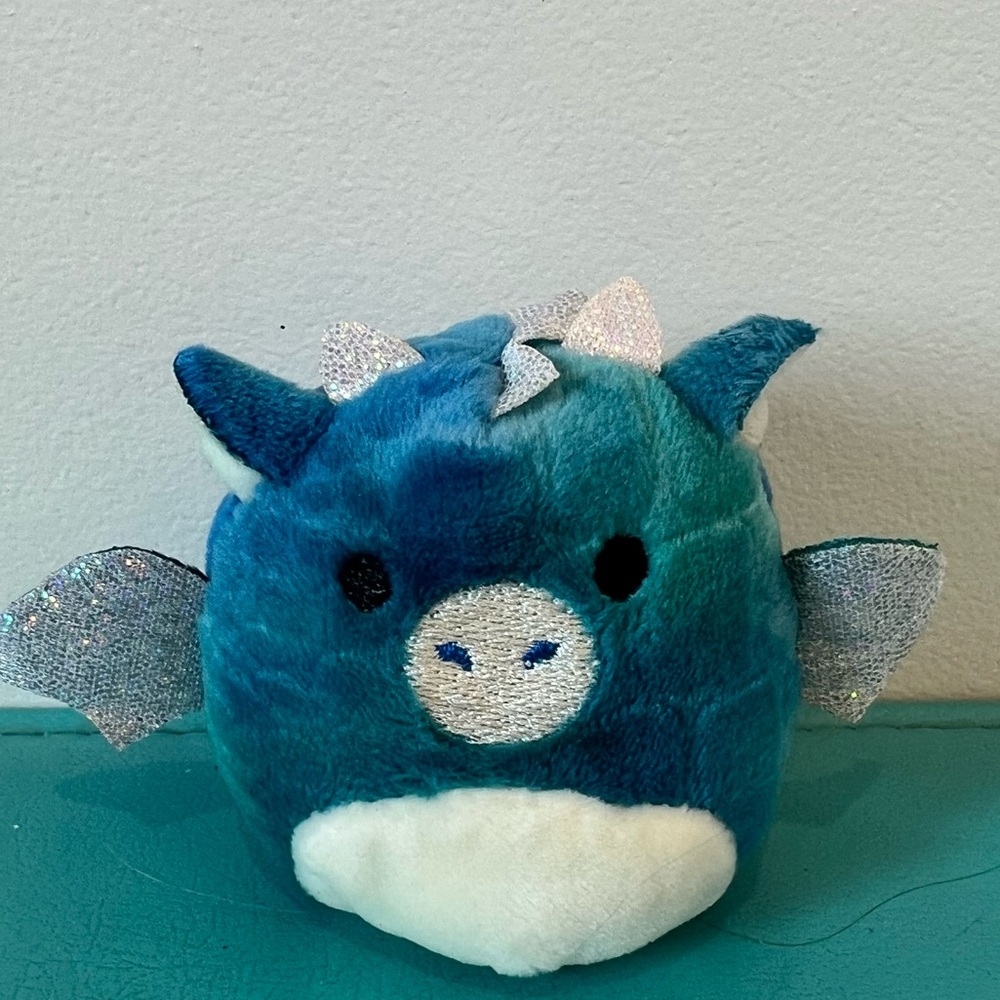 Dominic the Dragon Micromallow Squishmallow 2.5”